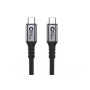 Kabel USB-C => USB-C 3,00m 20V/5A 100W USB 3.2 MicroConnect črn/siv (MC640523)