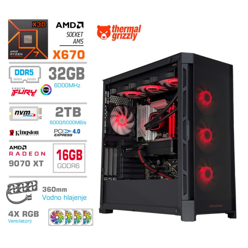 Računalnik MEGA TWR S11 R7-7800X3D/RX9070 XT/32GB-DDR5/2TB-4.0/1050W/Brez OS/črna RGB MEGA Računalnik MEGA TWR S11 R7-7800X3D/RX9070 XT/32GB-DDR5/2TB-4.0/1050W/Brez OS/črna RGB