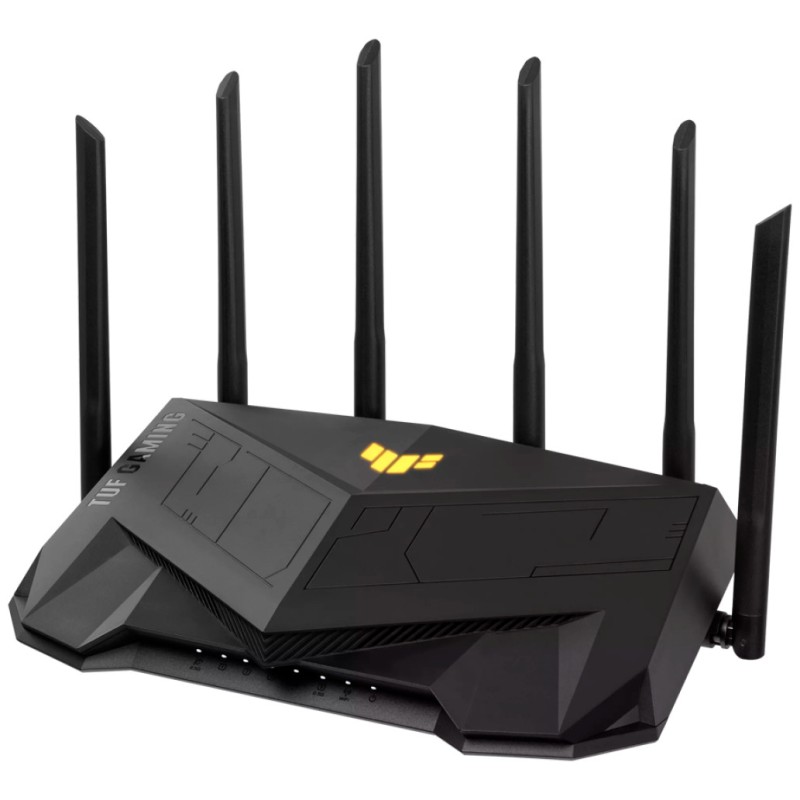 Usmerjevalnik brezžični Asus TUF Gaming AX6000 WiFi 6 AX6000 4804Mbit/ MESH 4xLAN 6x antena (90IG07X0-MO3C00) ASUS Usmerjevalnik brezžični Asus TUF Gaming AX6000 WiFi 6 AX6000 4804Mbit/ MESH 4xLAN 6x antena (90IG07X0-MO3C00)