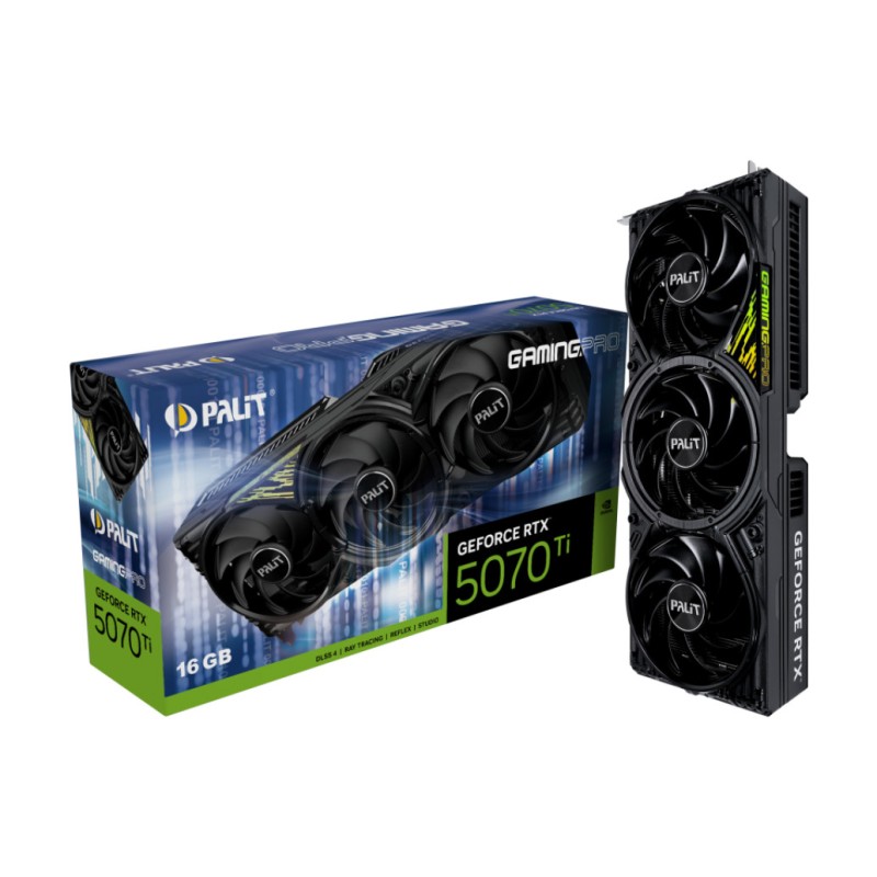 Grafična kartica nVidia RTX5070Ti Palit GamingPro - 16GB GDDR7 (NE7507T019T2-GB2031A) Palit Grafična kartica nVidia RTX5070Ti Palit GamingPro - 16GB GDDR7 (NE7507T019T2-GB2031A)