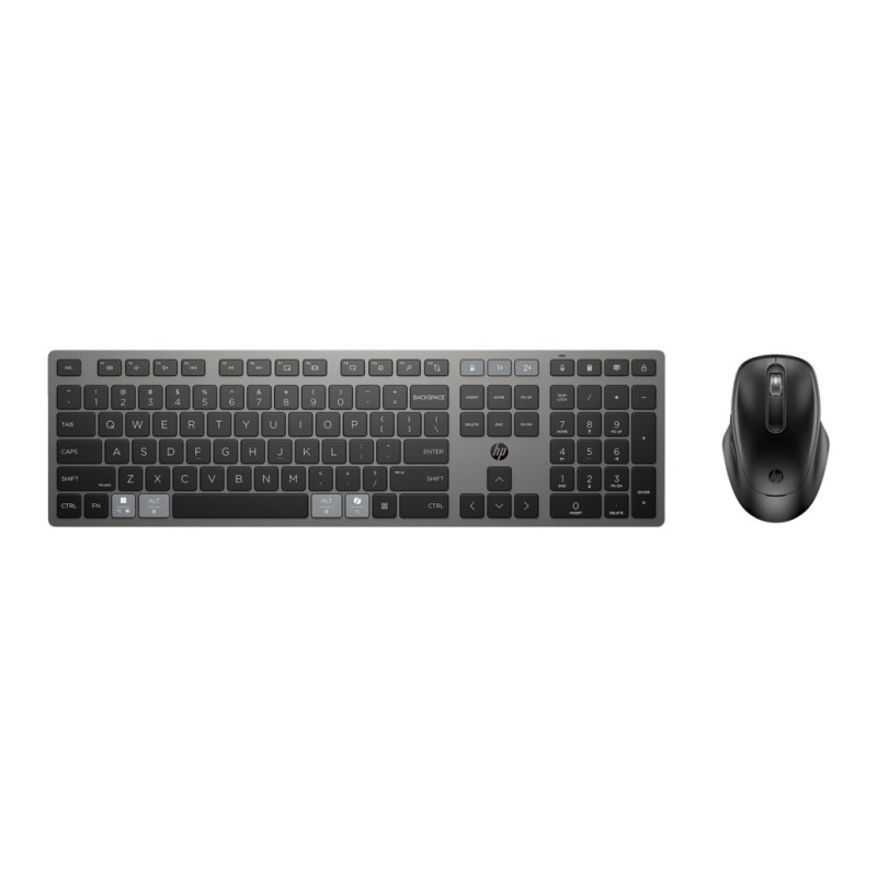 Tipkovnica in miš HP brezžična + Bluetooth 720 Multi Rechargable SLO črna/siva polnilna (9T5A9AA#BED)