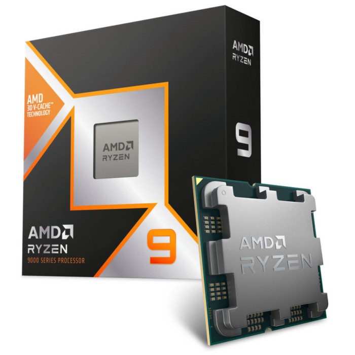 Procesor AMD AM5 Ryzen 9 9950X3D 16C/32T 4,3/5,7GHz BOX 170W grafika Radeon brez hladilnika