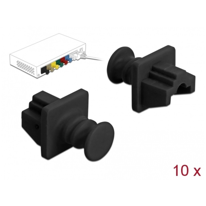 RJ45 protiprašna zaščita Delock (pak/10) Delock RJ45 protiprašna zaščita Delock (pak/10)