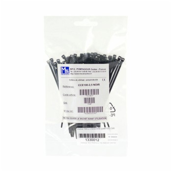 UREJEVALNIK kablov - vezice GW 100 x 2,5mm črne (100 kosov/paket)