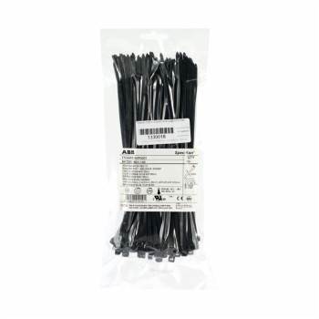 UREJEVALNIK kablov - vezice GW 200 x 3,6mm črne (100 kosov/paket)