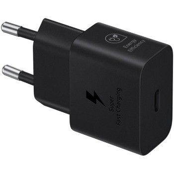 Hišni polnilec 25W 100-240V => USB-C (ž) hitri Samsung črn BULK brez kabla (EP-T2510NBEGEU) Hišni polnilec 25W 100-240V => USB-C (ž) hitri Samsung črn BULK brez kabla (EP-T2510NBEGEU)