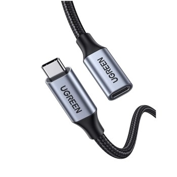 Kabel USB-C => USB-C podaljšek 3.1 Gen2 1,00m siv Ugreen (30205) Kabel USB-C => USB-C podaljšek 3.1 Gen2 1,00m siv Ugreen (30205)