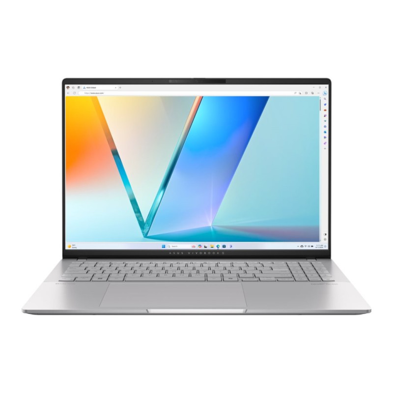 Prenosnik Asus 40,64 cm (16,0) Vivobook 16S 2880x1800 OLED 600nit Ryzen AI 7 350/24GB/SSD1TB/BL/ALU/ALU/AMD Radeon 860M/Win11Home (90NB1593-M00550)