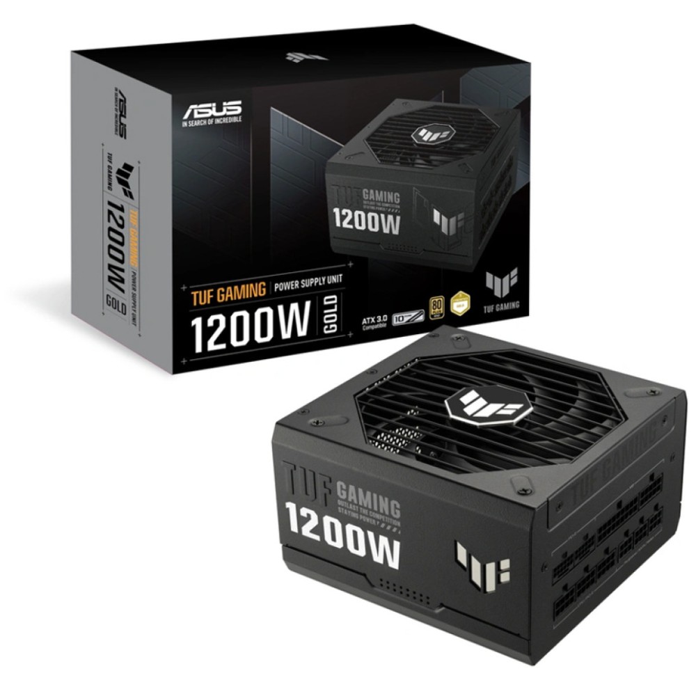 Napajalnik - 1200W Asus TUF Gaming 80Plus Gold 92% ATX 3.1 (Gen5) Modular 140mm črna (90YE00S0-B0NA00) ASUS Napajalnik - 1200W Asus TUF Gaming 80Plus Gold 92% ATX 3.1 (Gen5) Modular 140mm črna (90YE00S0-B0NA00)