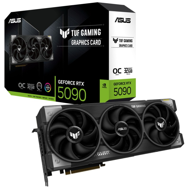 Grafična kartica nVidia RTX5090 Asus TUF OC Edition - 32GB GDDR7 (90YV0LY0-M0NA00) ASUS Grafična kartica nVidia RTX5090 Asus TUF OC Edition - 32GB GDDR7 (90YV0LY0-M0NA00)