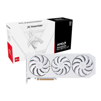 Grafična kartica AMD RX9070 XT PowerColor Hellhound Spectral Bela - 16GB GDDR6  | 1xHDMI 2.1 3xDisplayport 2.1a (RX9070XT 16G-L/OC/WHITE) Grafična kartica AMD RX9070 XT PowerColor Hellhound Spectral Bela - 16GB GDDR6  | 1xHDMI 2.1 3xDisplayport 2.1a (RX9070XT 16G-L/OC/WHITE)