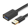 Kabel USB 3.0 A => A 2,00m podaljšek Ugreen US129 črn (10373) UGREEN Kabel USB 3.0 A => A 2,00m podaljšek Ugreen US129 črn (10373)