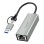 Mrežni adapter USB-C/A => LAN RJ45 10/100/1000 Logilink (UA0238B)