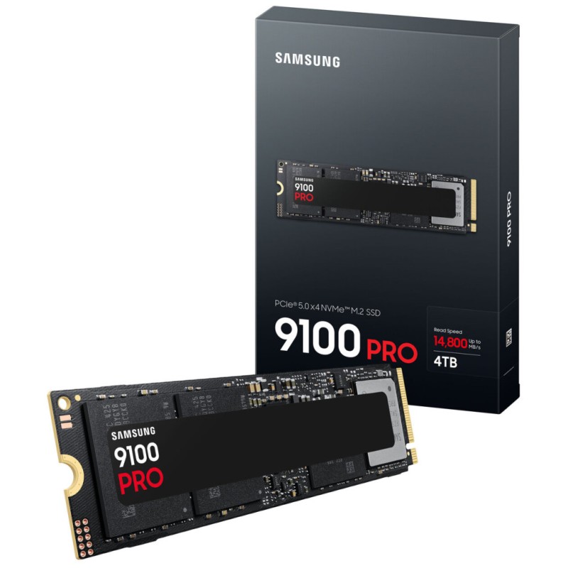 Disk SSD M.2 NVMe PCIe 5.0 4TB Samsung 9100 PRO 2280 14800/13400MB/s (MZ-VAP4T0BW)