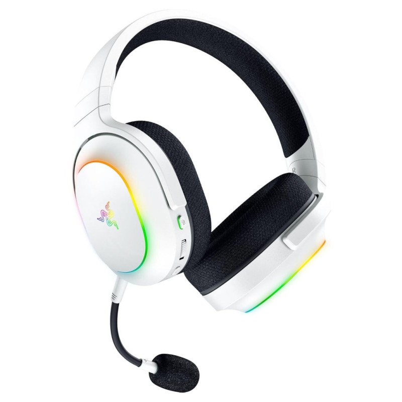 Slušalke brezžične Razer naglavne z mikrofonom BT/USB-C Barracuda X Chroma bele (RZ04-05220200-R3M1)