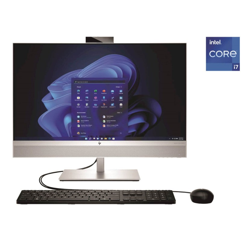 Računalnik AIO HP 68,6 cm 27,0 1920x1080 870 G9 EliteOne i7-14700/16GB /512GB/Intel 770 HDMI DP 1xUSB-C/240W-92%/Win11Pro (99A69ET#BED)