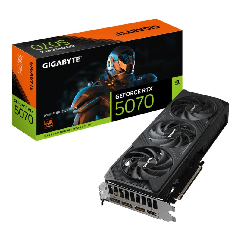 Grafična kartica nVidia RTX5070 GigaByte WINDFORCE - 12GB GDDR7 (GV-N5070WF3-12GD) GIGABYTE Grafična kartica nVidia RTX5070 GigaByte WINDFORCE - 12GB GDDR7 (GV-N5070WF3-12GD)