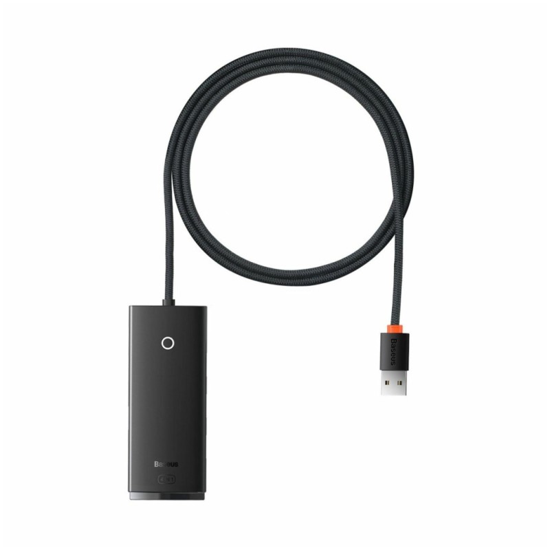 HUB USB-C => 4xUSB3.0 1,00m Baseus črn (WKQX030101) Baseus HUB USB-C => 4xUSB3.0 1,00m Baseus črn (WKQX030101)