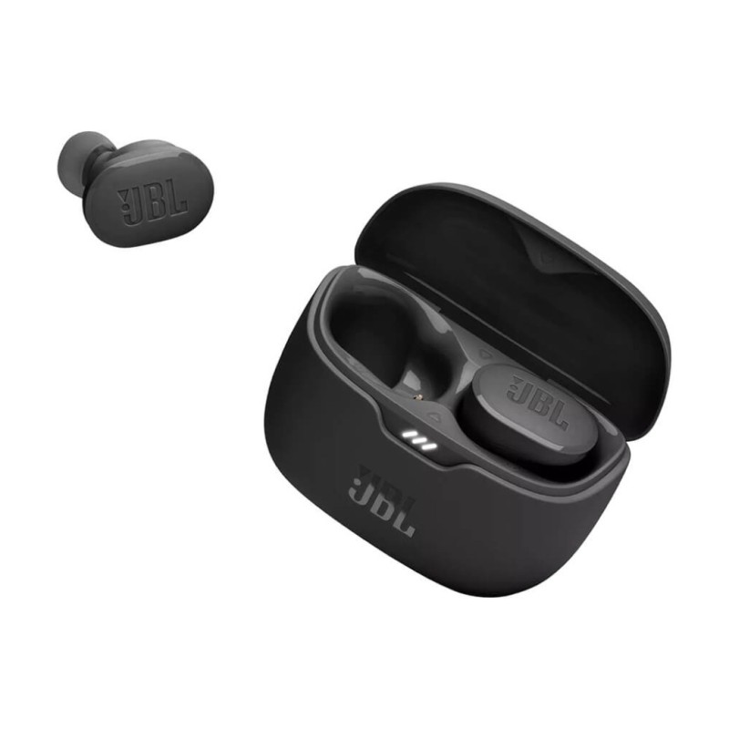 Slušalke brezžične JBL ušesne z mikrofonom BT Tune Buds TWS črne z mikrofonom (JBLTBUDSBLK)