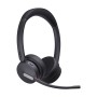 Slušalke brezžične Yealink naglavne z mikrofonom BT/USB-C BH70 črne ENC (1208667)