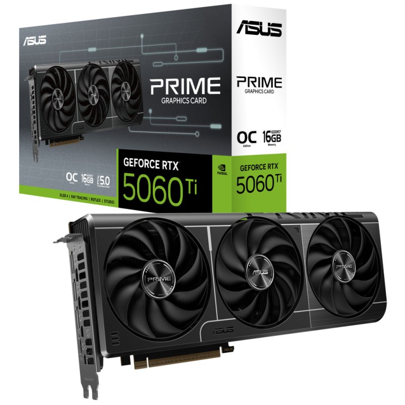 Grafična kartica nVidia RTX5060Ti Asus Prime OC Edition - 16GB GDDR7 (90YV0MH2-M0NA00) ASUS Grafična kartica nVidia RTX5060Ti Asus Prime OC Edition - 16GB GDDR7 (90YV0MH2-M0NA00)