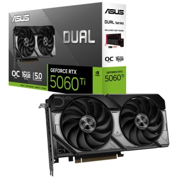 Grafična kartica nVidia RTX5060Ti Asus Dual OC Edition - 16GB GDDR7 (90YV0MH0-M0NA00) Grafična kartica nVidia RTX5060Ti Asus Dual OC Edition - 16GB GDDR7 (90YV0MH0-M0NA00)
