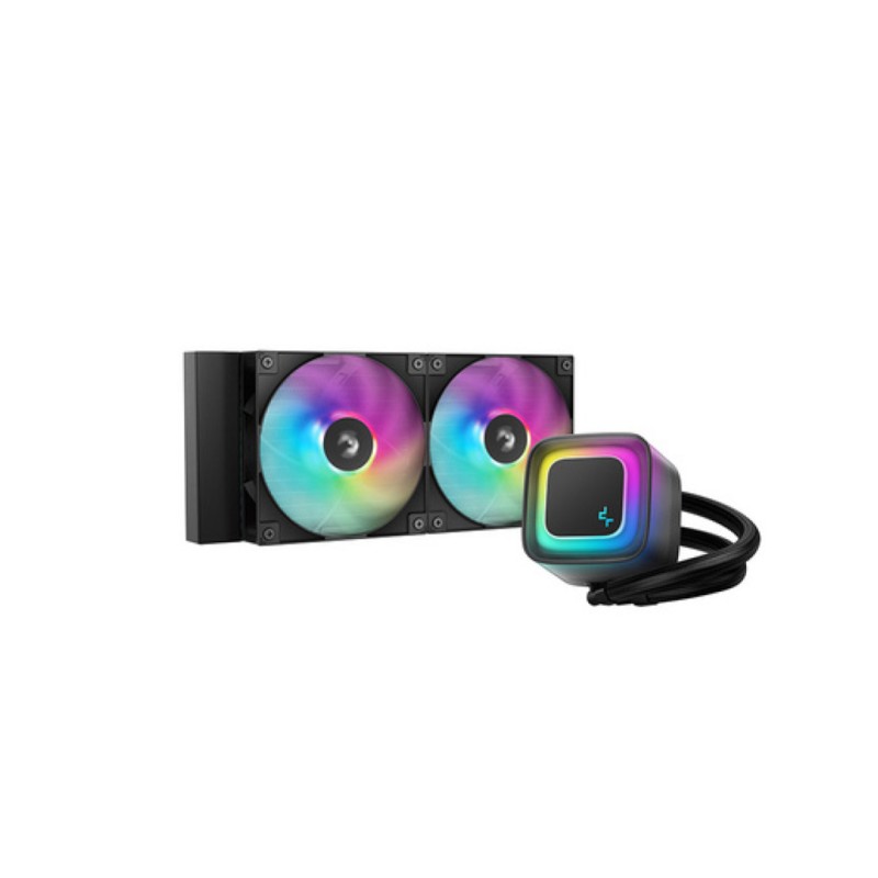 Vodno hlajenje DeepCool LE240 V2 - 240mm ARGB črna (R-LE240-BKAMMC-G-2)