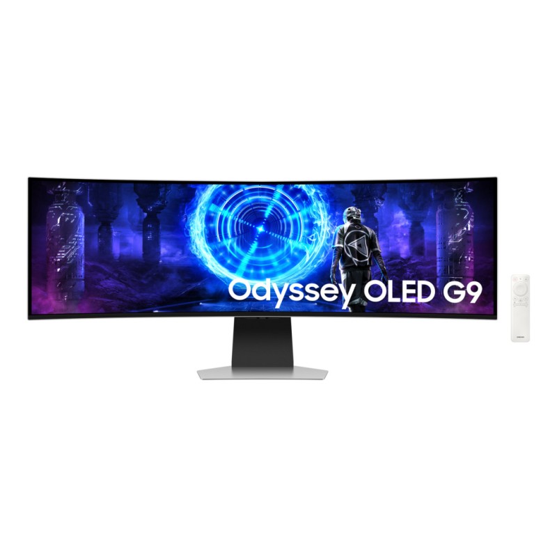 Monitor Samsung 124,5 cm (49,0) S49DG950SU 5120x1440 Curved Gaming Tizen 240Hz OLED 0,03ms HDMI DisplayPort USB-C 2xUSB-C-Out HAS Zvočniki 2x5W DCI-P3-99% FreeSync Premium PRO BT WiFi HDR10+ SAMSUNG Monitor Samsung 124,5 cm (49,0) S49DG950SU 5120x1440 Curved Gaming Tizen 240Hz OLED 0,03ms HDMI DisplayPort USB-C 2xUSB-C-Out HAS Zvočniki 2x5W DCI-P3-99% FreeSync Premium PRO BT WiFi HDR10+