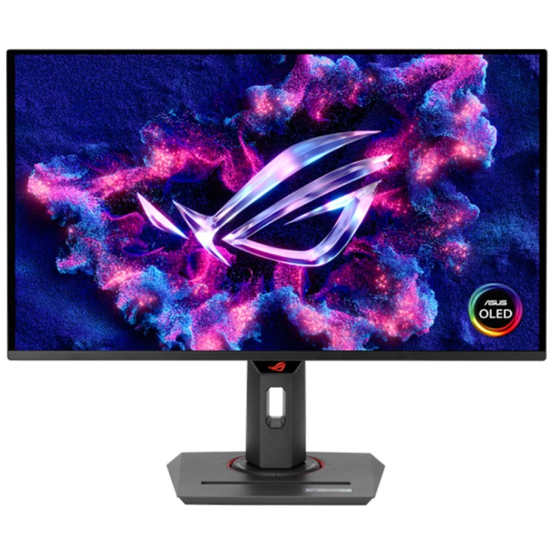 Monitor Asus 67,3 cm (26,5) XG27ACDNG 2560x1440 Gaming 360Hz QD-OLED 0,03ms 2xHDMI DisplayPort USB-C 90W 3xUSB3.2 Pivot  DCI-P3 FreeSync Premium PRO G-Sync Compatible HDR400 ROG Strix Delta E<2 calib