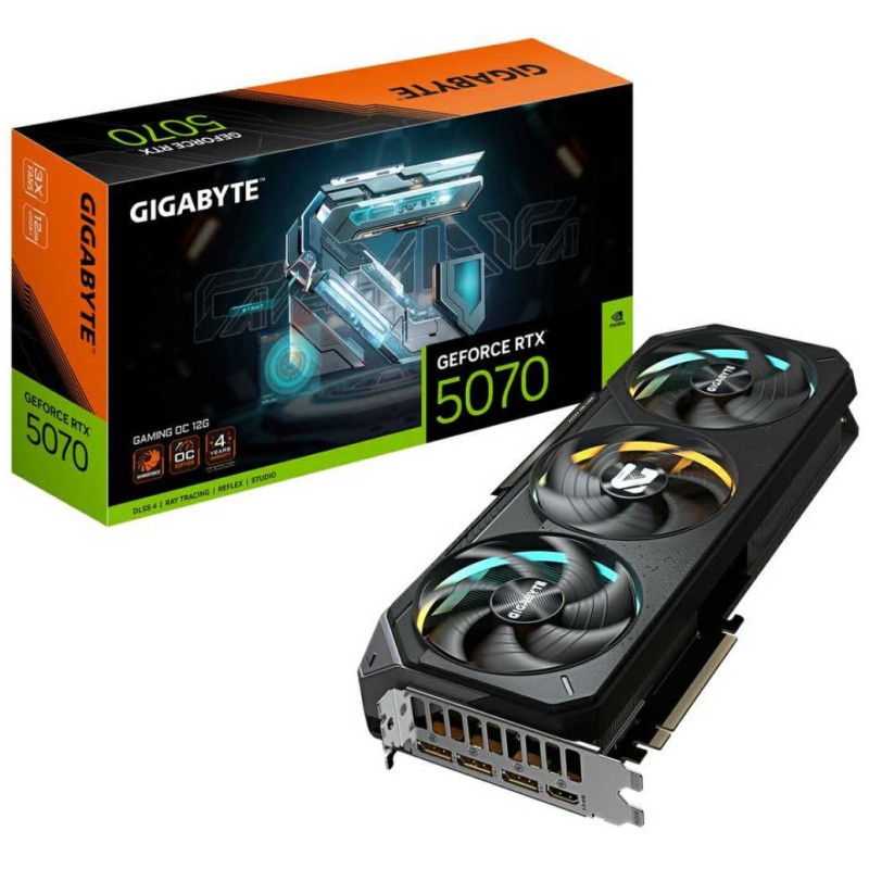 Grafična kartica nVidia RTX5070 GigaByte Gaming OC - 12GB GDDR7 (GV-N5070GAMING OC-12GD) GIGABYTE Grafična kartica nVidia RTX5070 GigaByte Gaming OC - 12GB GDDR7 (GV-N5070GAMING OC-12GD)