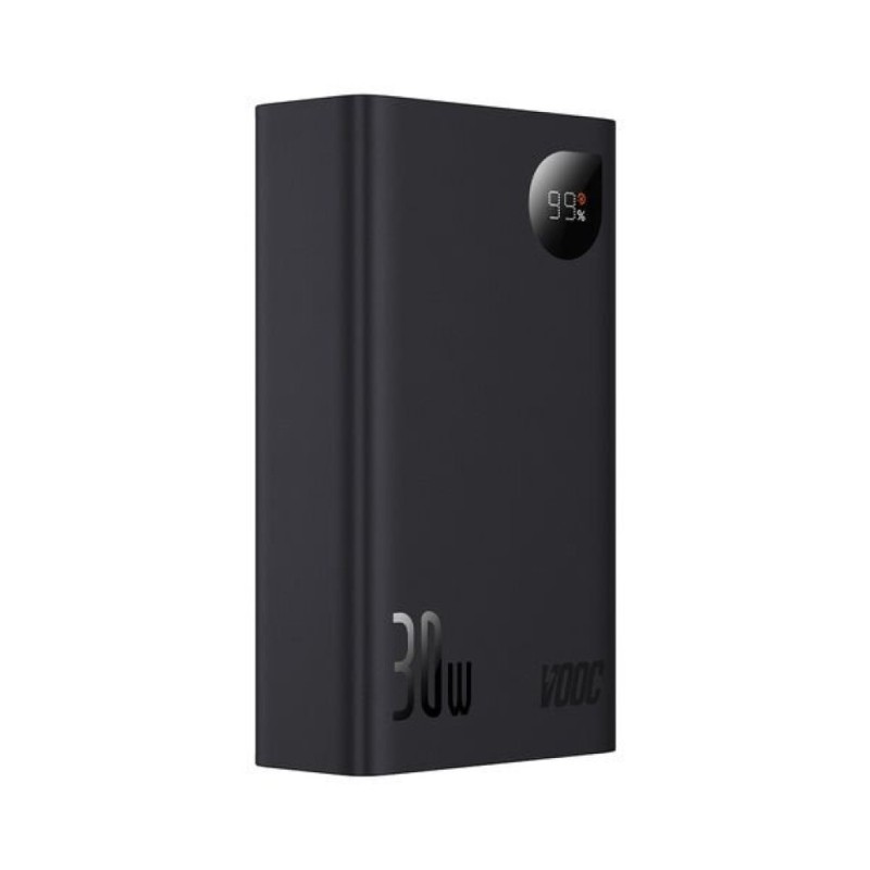 Prenosna baterija Baseus Adam 2 digitalni zaslon 20.000mAh 30W 2xUSB-A 1xUSB-C črna (420065) Baseus Prenosna baterija Baseus Adam 2 digitalni zaslon 20.000mAh 30W 2xUSB-A 1xUSB-C črna (420065)