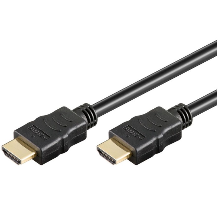KABEL HDMI/HDMI M/M 5,0m Goobay pozlačeni kontakti V2.0 4K@60Hz etherner AWG30 (61161) KABEL HDMI/HDMI M/M 5,0m Goobay pozlačeni kontakti V2.0 4K@60Hz etherner AWG30 (61161)
