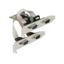 Kontroler PCI-Express => 4x serijski COM port RS232 9pin Delock + Low Profile 89557 Kontroler PCI-Express => 4x serijski COM port RS232 9pin Delock + Low Profile 89557