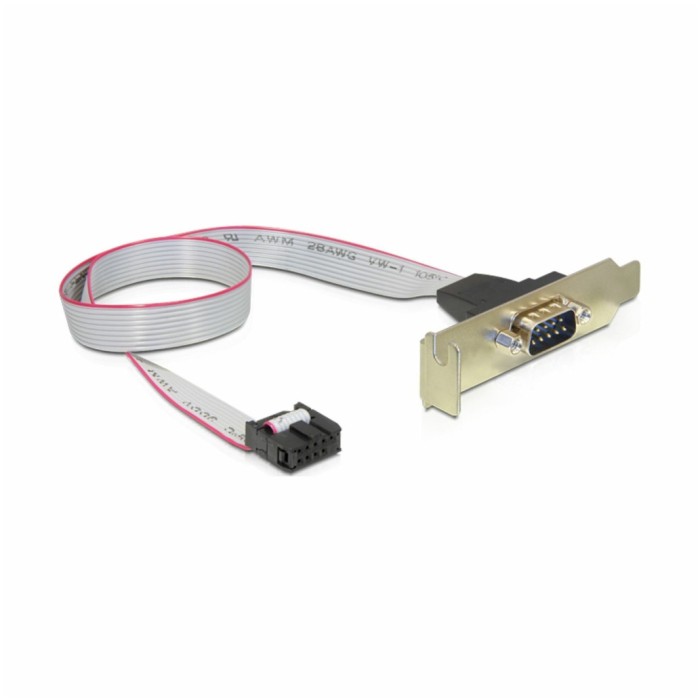 Adapter MB interni COM (RS232) port => PCI slot low profile 40cm Delock