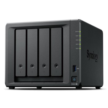 NAS ohišje Synology DS925+ 4x3.5'' SATA HDD/SSD 2x M.2 NVMe AMD V1500B 4-core (8-thread) 2.2 GHz 4GB DDR4 ECC SODIMM 2x RJ-45 2.5GbE 2x USB 3.2 Gen1 1x USB-C expansion port