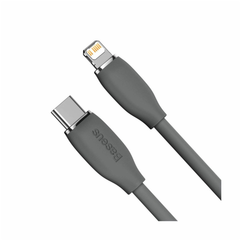Kabel USB-C => Lightning 1,20m 20W Baseus Jelly črn (CAGD020001)