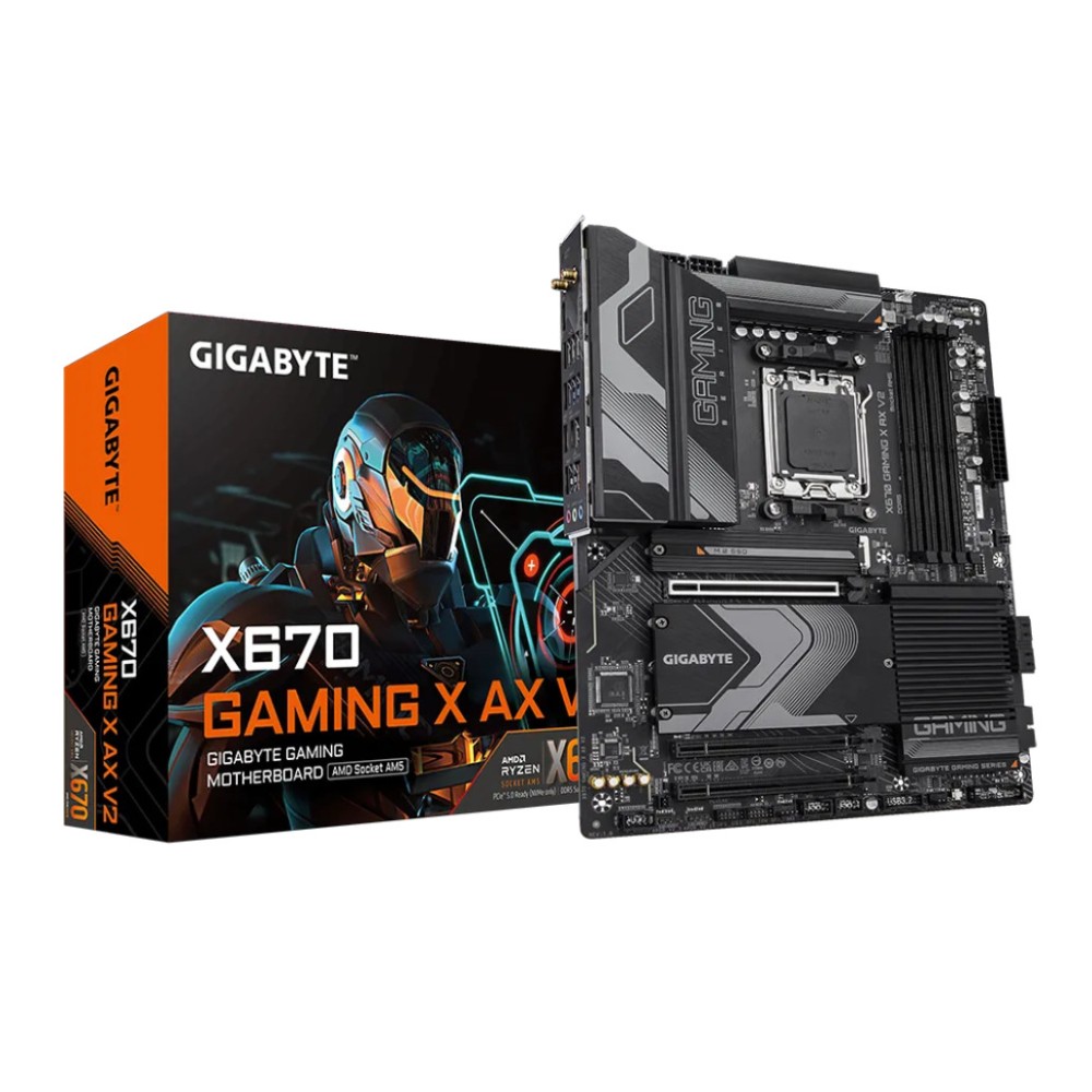 Osnovna plošča AM5 GigaByte X670 GAMING X AX V2 ATX 1xHDMI 2.1 GIGABYTE Osnovna plošča AM5 GigaByte X670 GAMING X AX V2 ATX 1xHDMI 2.1