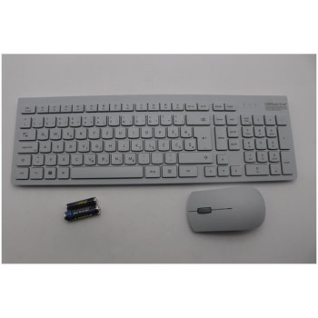 Tipkovnica in miš Lenovo brezžična EOS SLO Cloud Grey low-profile (5KM0U87920) Tipkovnica in miš Lenovo brezžična EOS SLO Cloud Grey low-profile (5KM0U87920)