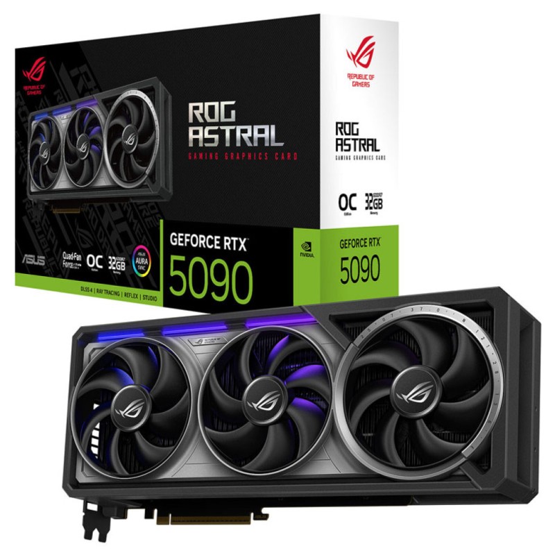 Grafična kartica nVidia RTX5090 Asus ROG Astral OC Edition - 32GB GDDR7 (90YV0LW0-M0NA00) ASUS Grafična kartica nVidia RTX5090 Asus ROG Astral OC Edition - 32GB GDDR7 (90YV0LW0-M0NA00)