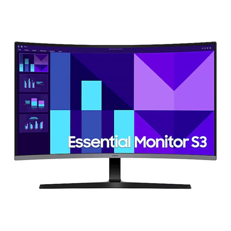 Monitor Samsung 81,3 cm (32,0) S32D390GAU 1920x1080 Curved VA 4ms VGA HDMI EssentialS3 SAMSUNG Monitor Samsung 81,3 cm (32,0) S32D390GAU 1920x1080 Curved VA 4ms VGA HDMI EssentialS3