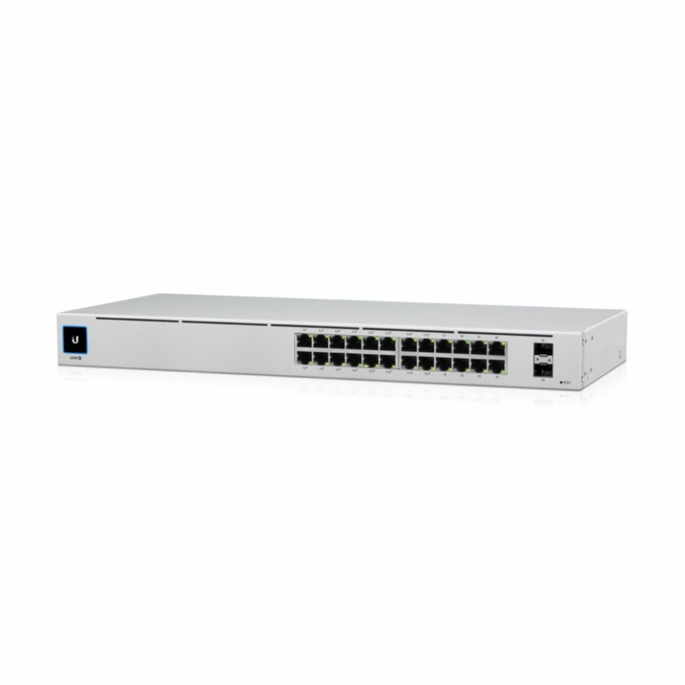 STIKALO 24-PORT + 2x SFP Ubiquiti 10/100/1000 (USW-24-EU) UBIQUITI STIKALO 24-PORT + 2x SFP Ubiquiti 10/100/1000 (USW-24-EU)