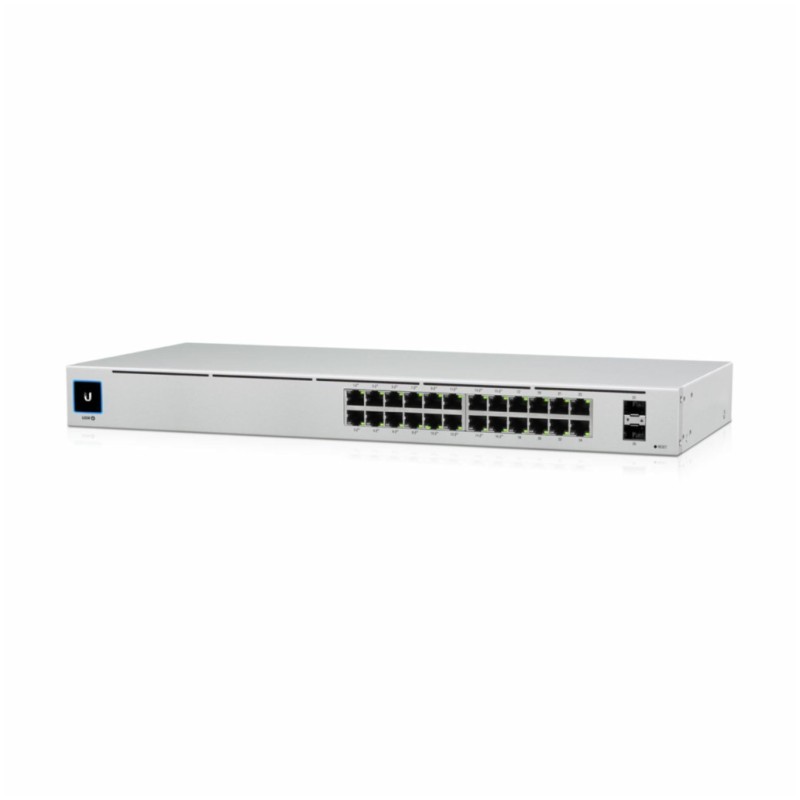 STIKALO 24-PORT + 2x SFP Ubiquiti 10/100/1000 (USW-24-EU) UBIQUITI STIKALO 24-PORT + 2x SFP Ubiquiti 10/100/1000 (USW-24-EU)