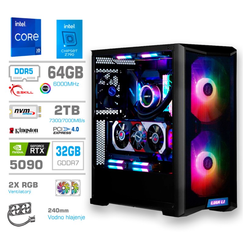 Računalnik MEGA TWR S10 i9-14900K/RTX5090/64GB-DDR5/2TB-4.0/1000W/Brez OS/črna RGB MEGA Računalnik MEGA TWR S10 i9-14900K/RTX5090/64GB-DDR5/2TB-4.0/1000W/Brez OS/črna RGB