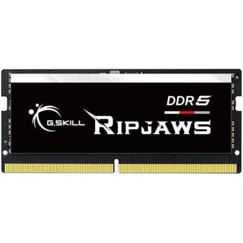 SO-DIMM DDR5 16GB 5600MHz CL40 Single (1x16GB) G.Skill Ripjaws XMP3.0 1,1V Notesniki črna (F5-5600S4040A16GX1-RS)