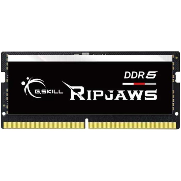 SO-DIMM DDR5 16GB 5600MHz CL40 Single (1x16GB) G.Skill Ripjaws XMP3.0 1,1V Notesniki črna (F5-5600S4040A16GX1-RS)