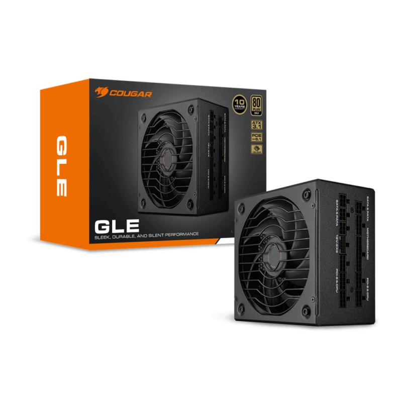 Napajalnik - 1200W Cougar GLE 80Plus Gold 91% ATX 3.1 (Gen5) Modular 120mm črna (CGR GMX-1200) Cougar Napajalnik - 1200W Cougar GLE 80Plus Gold 91% ATX 3.1 (Gen5) Modular 120mm črna (CGR GMX-1200)