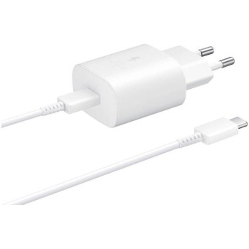 Hišni polnilec Samsung 25W EP-TA800 220V => USB-C + kabel USB-C 1m bel (EP-TA800XWEGWW) Hišni polnilec Samsung 25W EP-TA800 220V => USB-C + kabel USB-C 1m bel (EP-TA800XWEGWW)