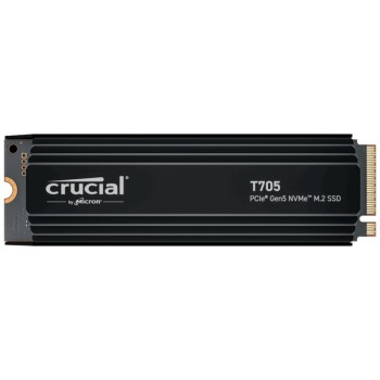 Disk SSD M.2 NVMe PCIe 5.0 1TB Crucial T705 2280 13600/1020MB/s s hladilnikom (CT1000T705SSD5)