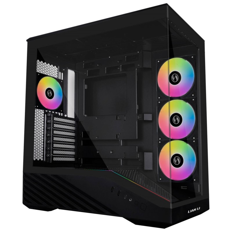 Ohišje Lian-Li Vector V100 MidiATX - črna RGB Lian-Li Ohišje Lian-Li Vector V100 MidiATX - črna RGB