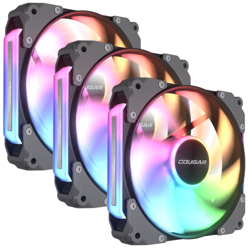 Ventilator Cougar Apolar (3 kosi) - Modularni 120mm črna RGB Cougar Ventilator Cougar Apolar (3 kosi) - Modularni 120mm črna RGB